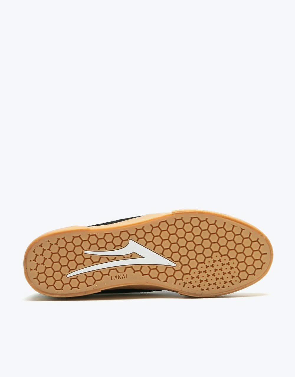 Lakai Cambridge Skate Shoes - Black/Gum Suede - Image 4