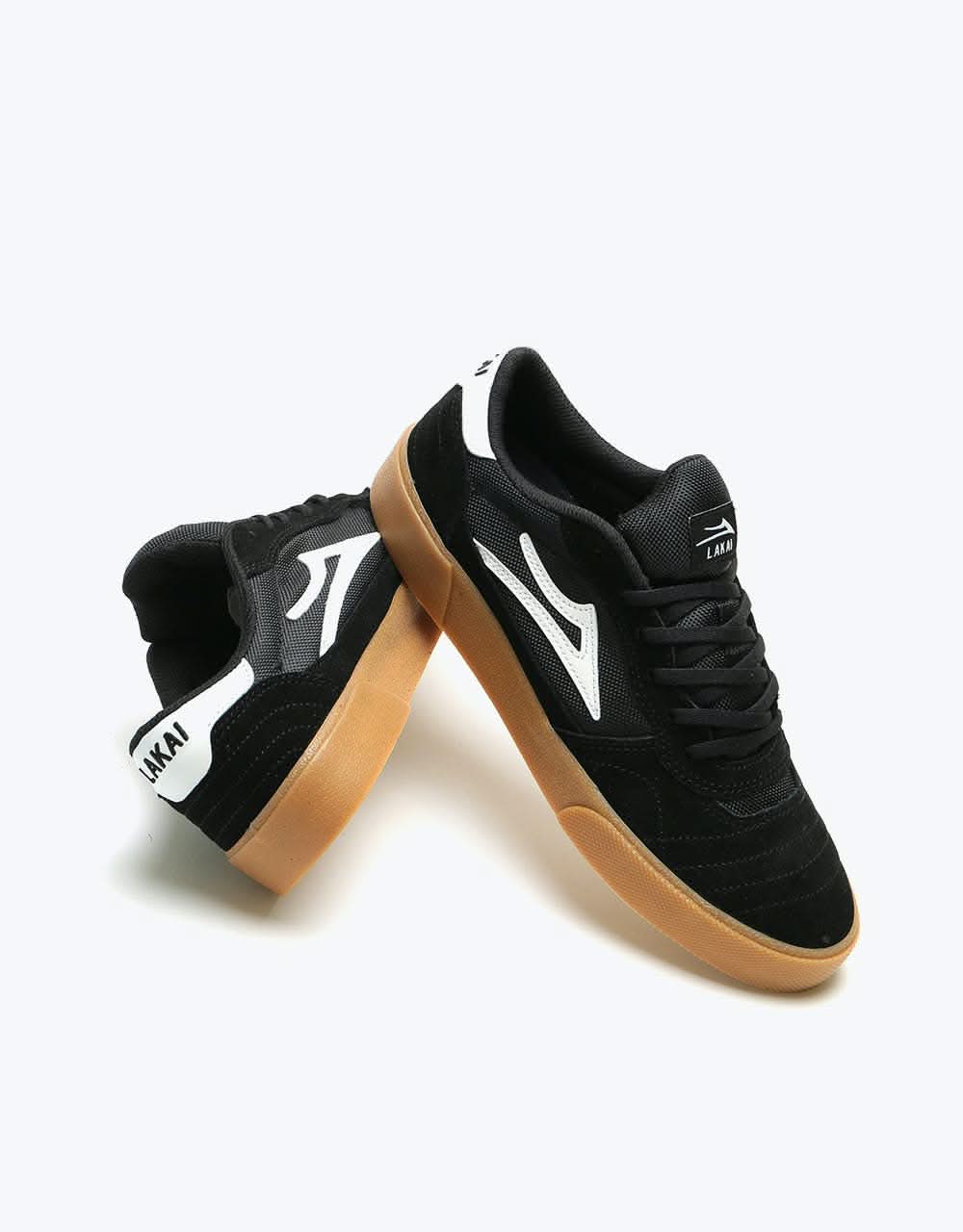Lakai Cambridge Skate Shoes - Black/Gum Suede - Image 7