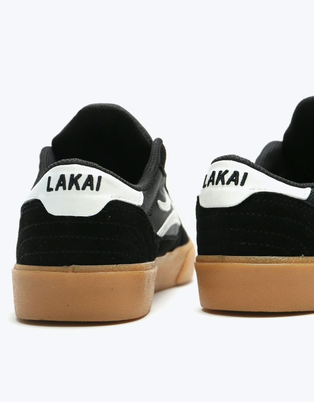 Lakai Cambridge Skate Shoes - Black/Gum Suede - Image 8