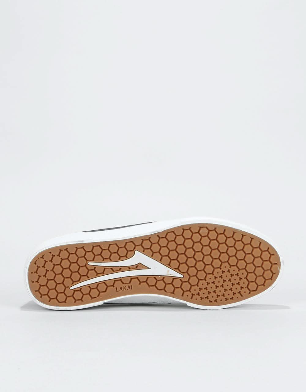 Lakai Cambridge Skate Shoes - Black/White Suede - Image 3
