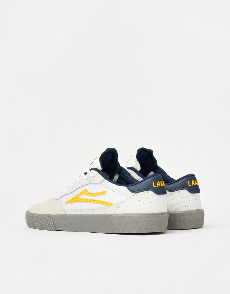 Lakai Cambridge Skate Shoes - White Leather - Image 4