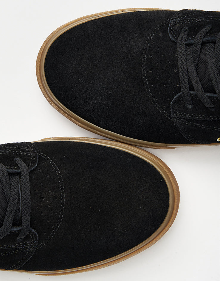Lakai Griffin Skate Shoes - Black/Gold Suede - Image 7