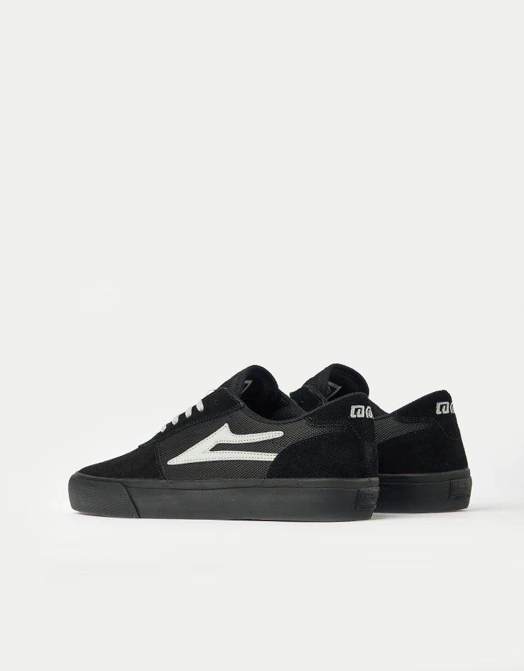 Lakai Manchester Skate Shoes - Black Suede - Image 4