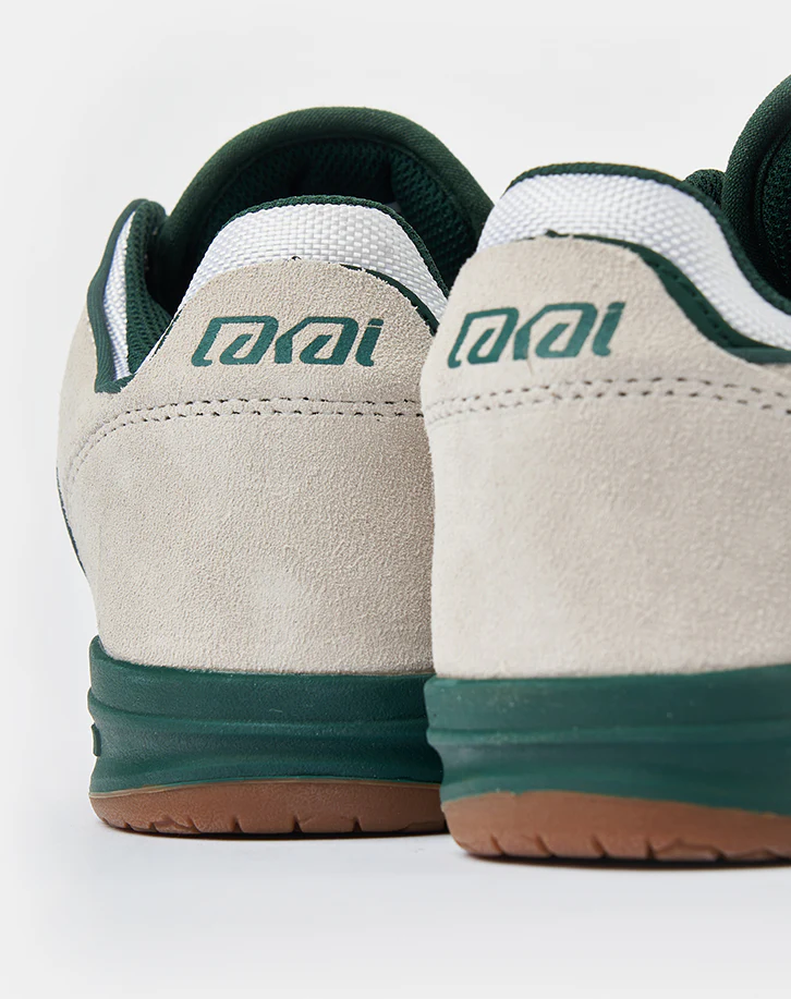 Lakai Telford Elite Skate Shoes - Cordura White/Spruce - Image 5