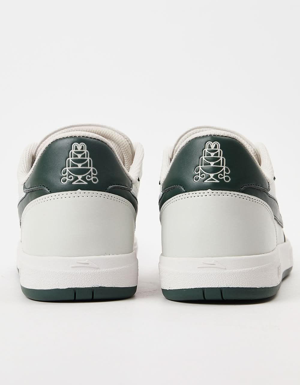 Lakai Terrace Skate Shoes - Cream/Pine Leather - Image 6