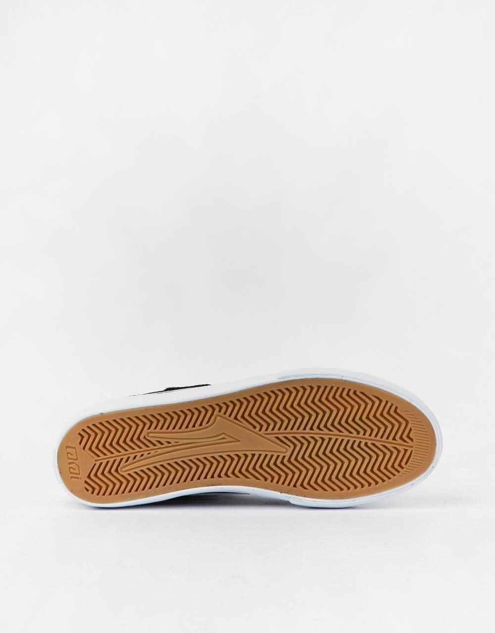 Lakai York Skate Shoes - Black/White Suede - Image 3