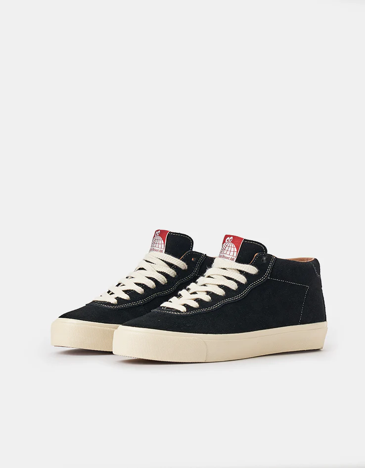Last Resort AB VM001 Suede Mid Skate Shoes - Black/White - Image 3