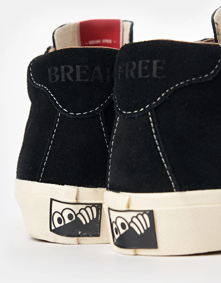 Last Resort AB VM001 Suede Mid Skate Shoes - Black/White - Image 5