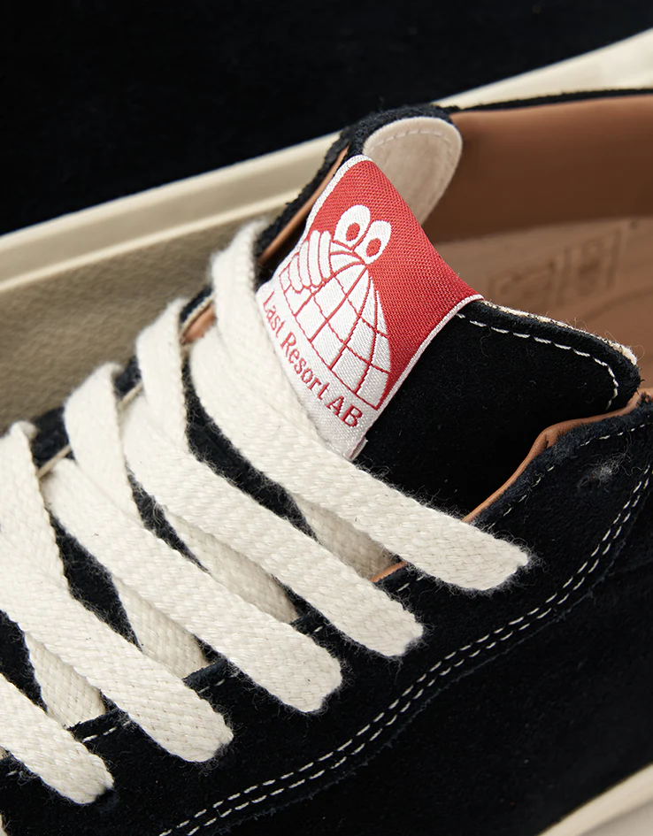 Last Resort AB VM001 Suede Mid Skate Shoes - Black/White - Image 6