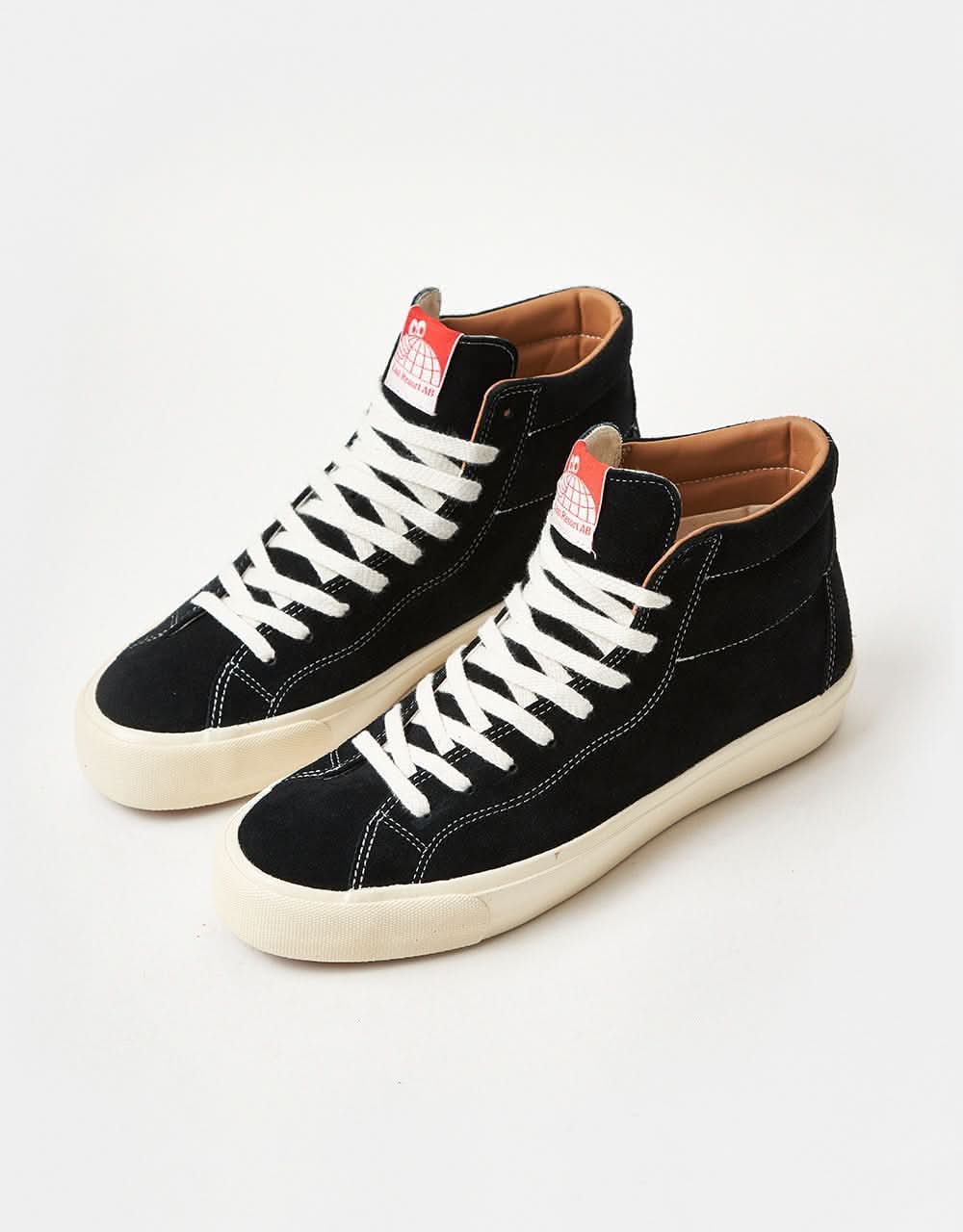 Last Resort AB VM003 Suede Hi Skate Shoes - Black/White - Image 2