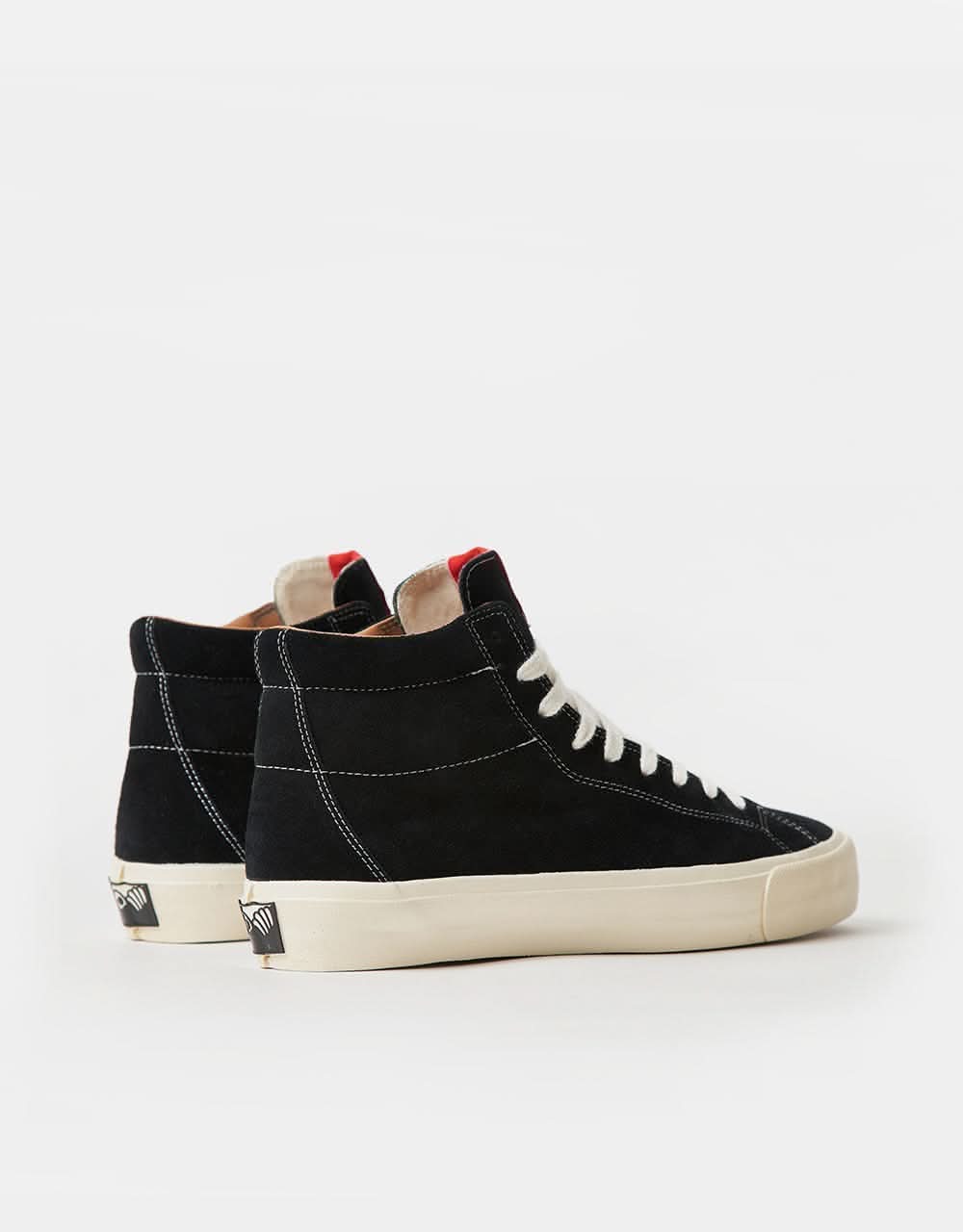Last Resort AB VM003 Suede Hi Skate Shoes - Black/White - Image 8