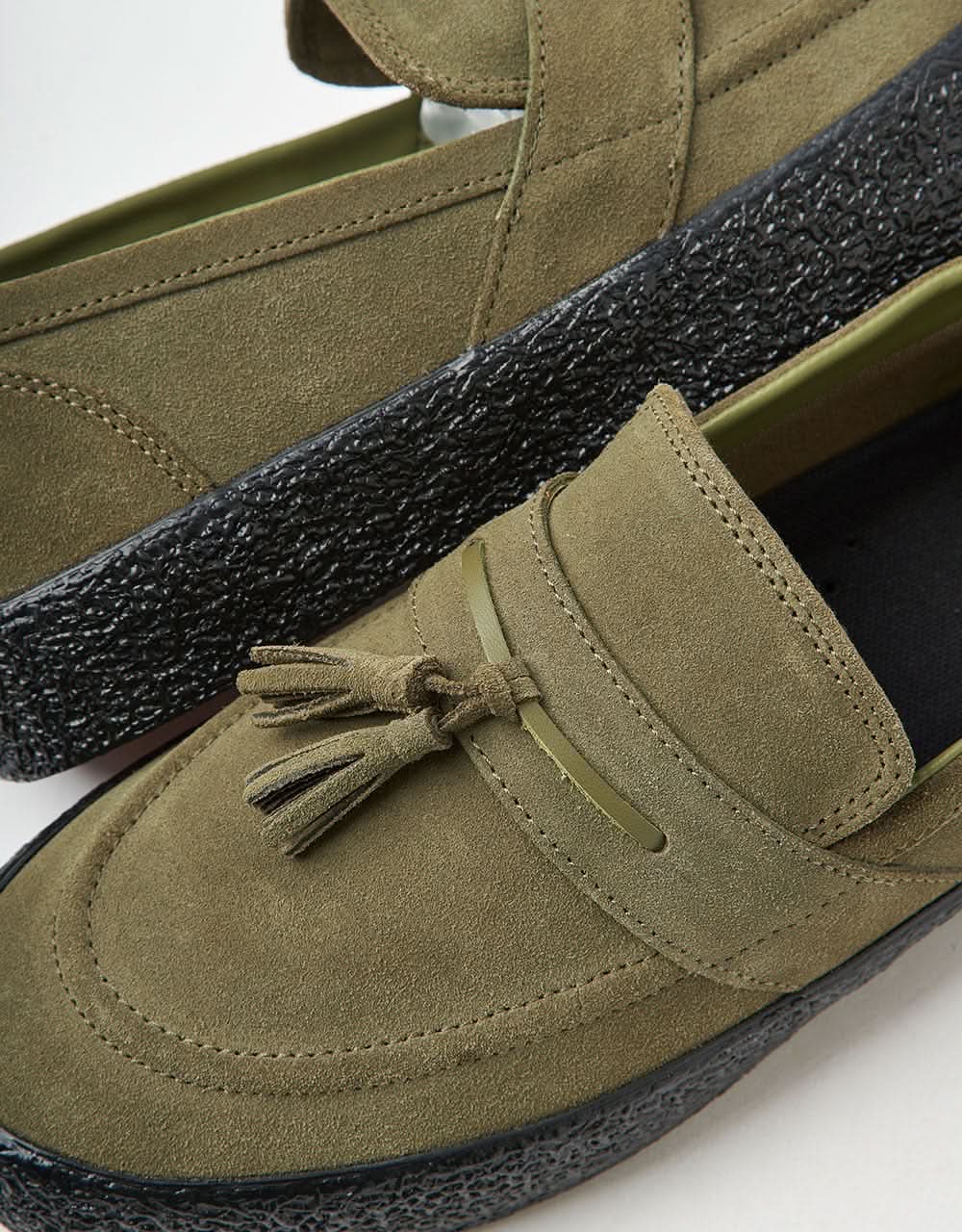 Last Resort AB VM005 Loafer Skate Shoes - New Olive/Black - Image 5