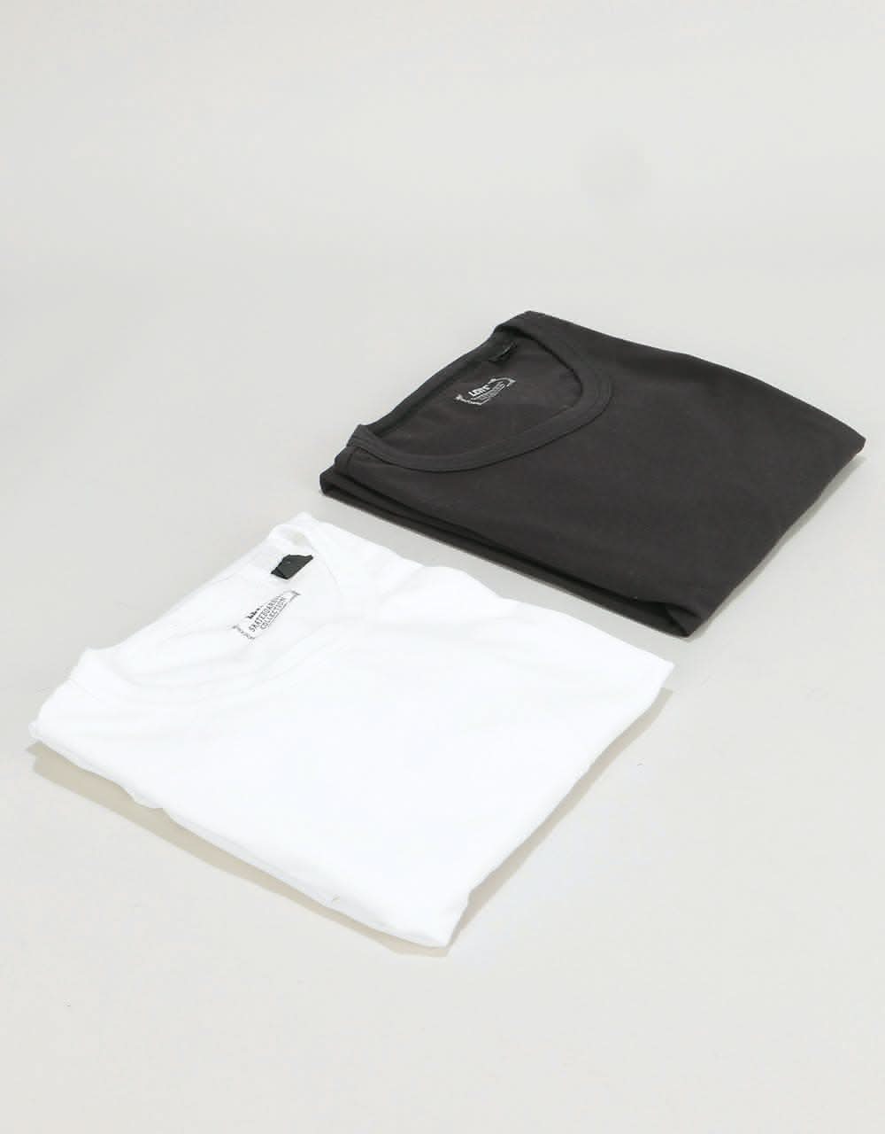 Levi's Skateboarding 2 Pack T-Shirt - Jet Black/Bright White - Image 2
