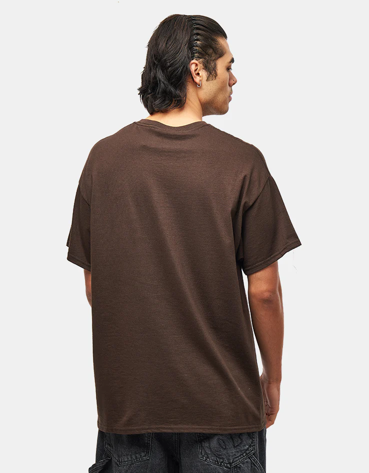 Limosine Dropper T-Shirt - Brown - Image 2