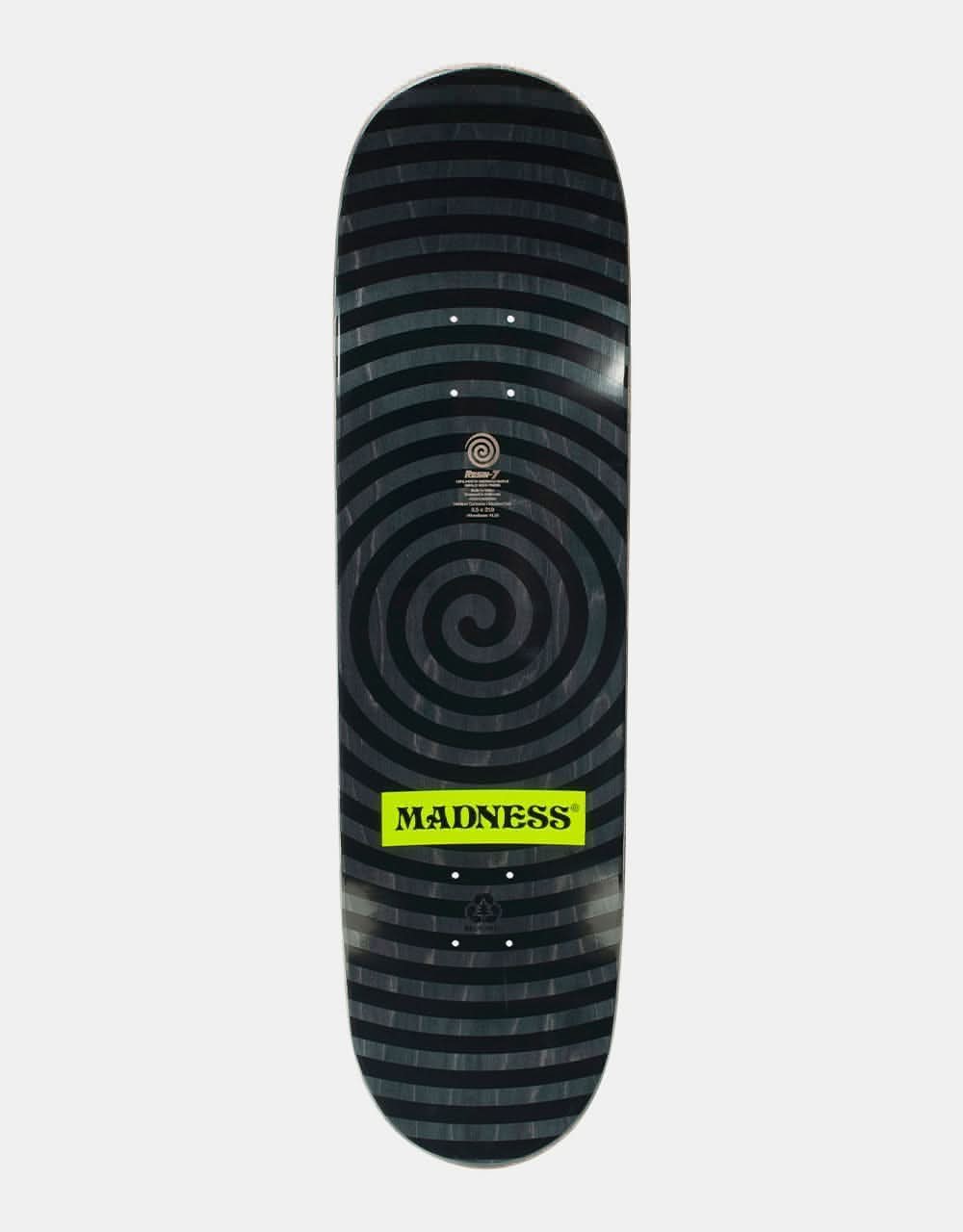 Madness Baked Black Bronze 'SLICK' R7 Skateboard Deck - 8.75" - Image 2
