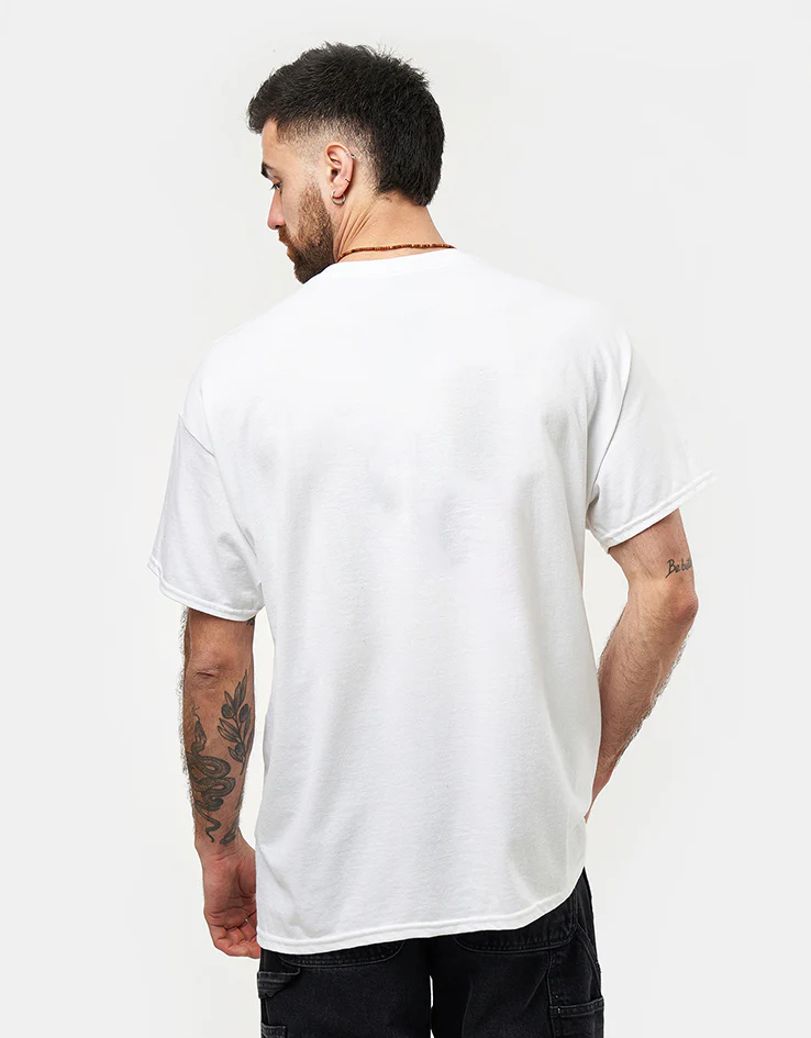 Magenta 3D T-Shirt - White - Image 3