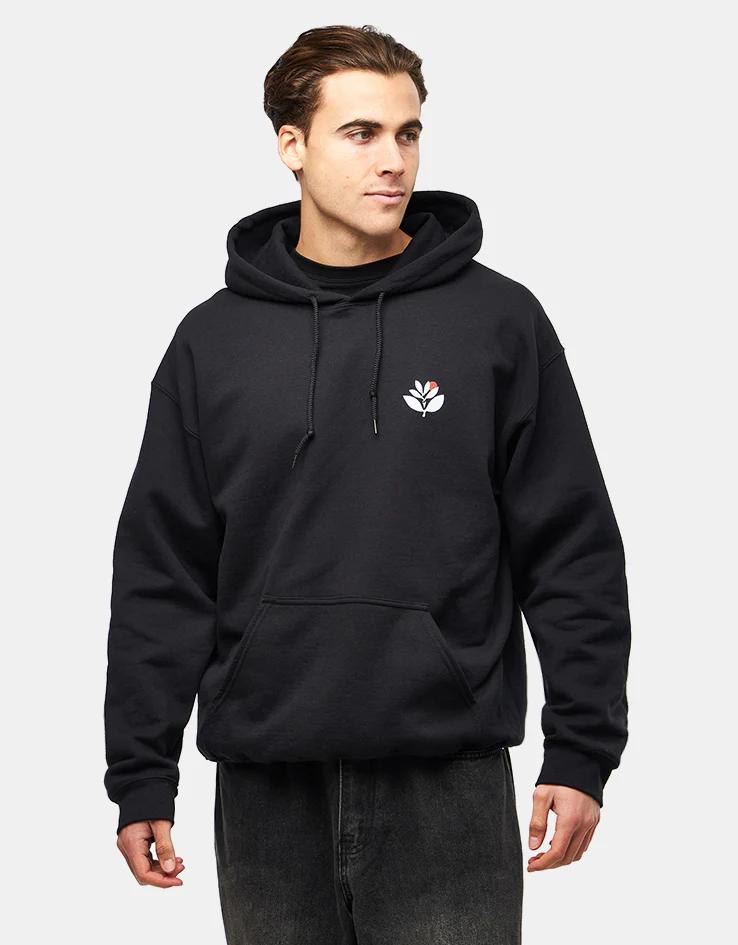 Magenta Fly Pullover Hoodie - Black - Image 2