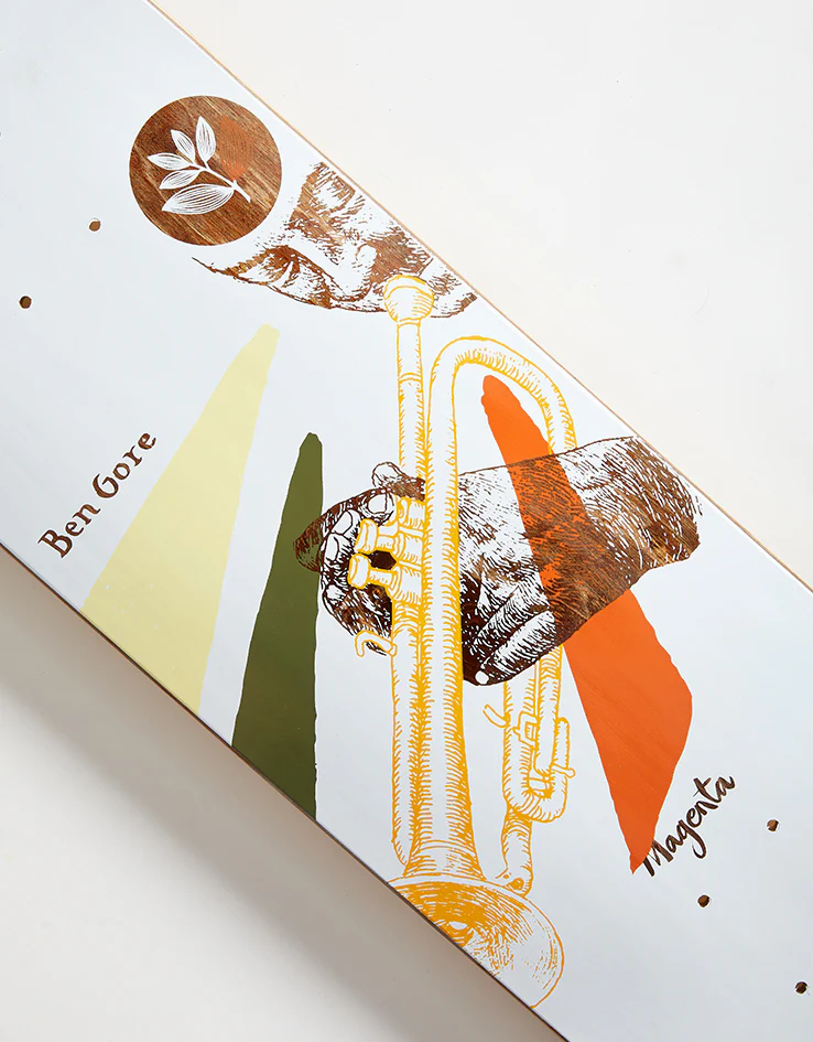 Magenta Gore City Jazz Skateboard Deck - 8.125" - Image 3