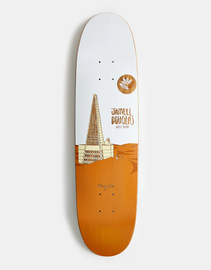 Magenta Jameel Douglas 90's Shape Guest Skateboard Deck
