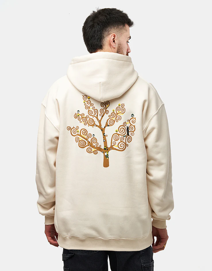Magenta Life Pullover Hoodie - Natural