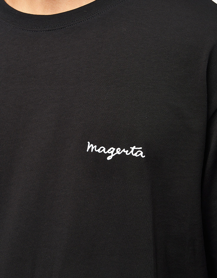 Magenta Pomme T-Shirt - Black - Image 4