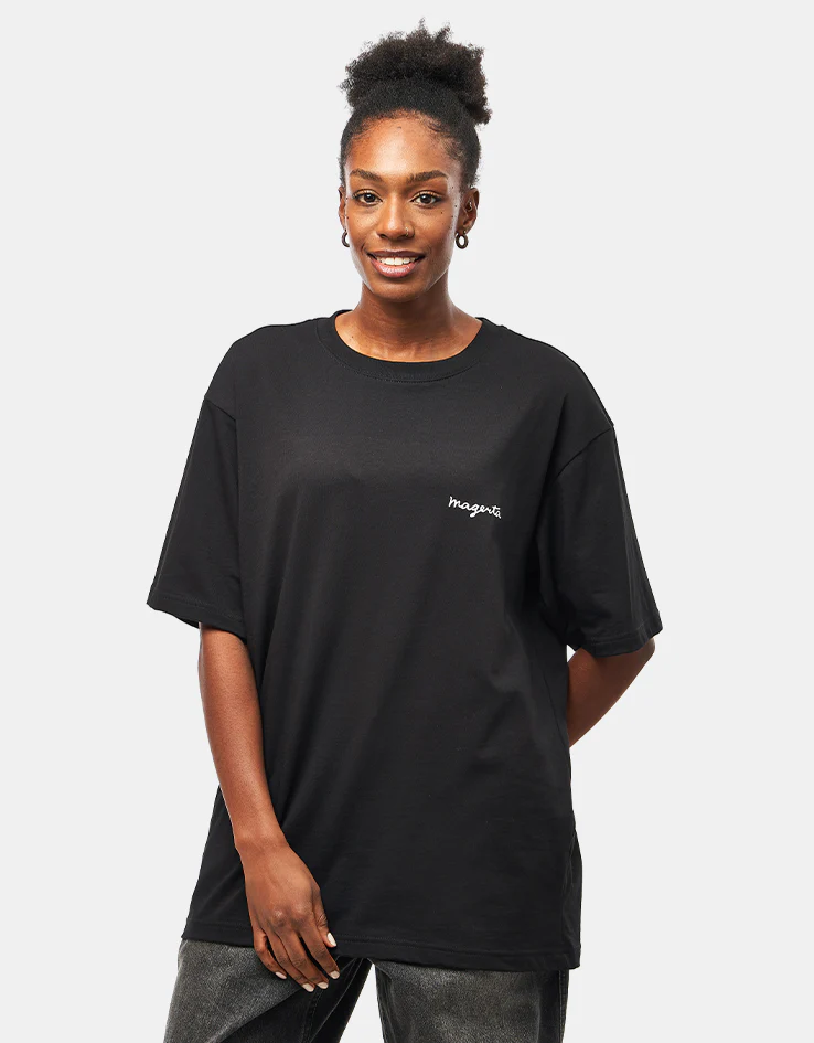 Magenta Pomme T-Shirt - Black - Image 6