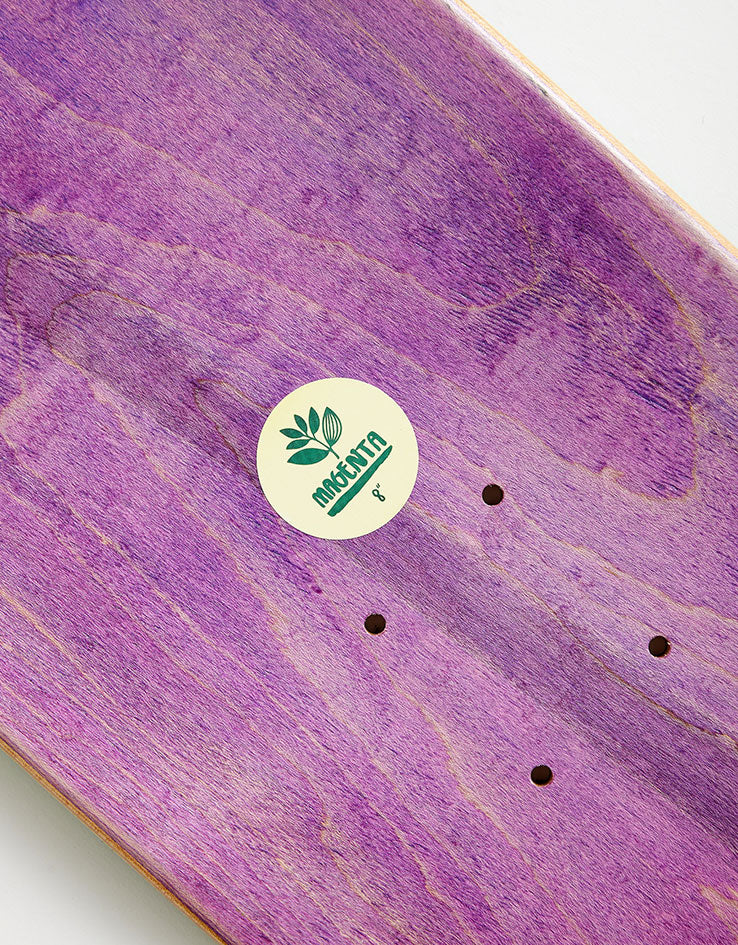 Magenta Spelta Solstice Skateboard Deck - 8" - Image 4
