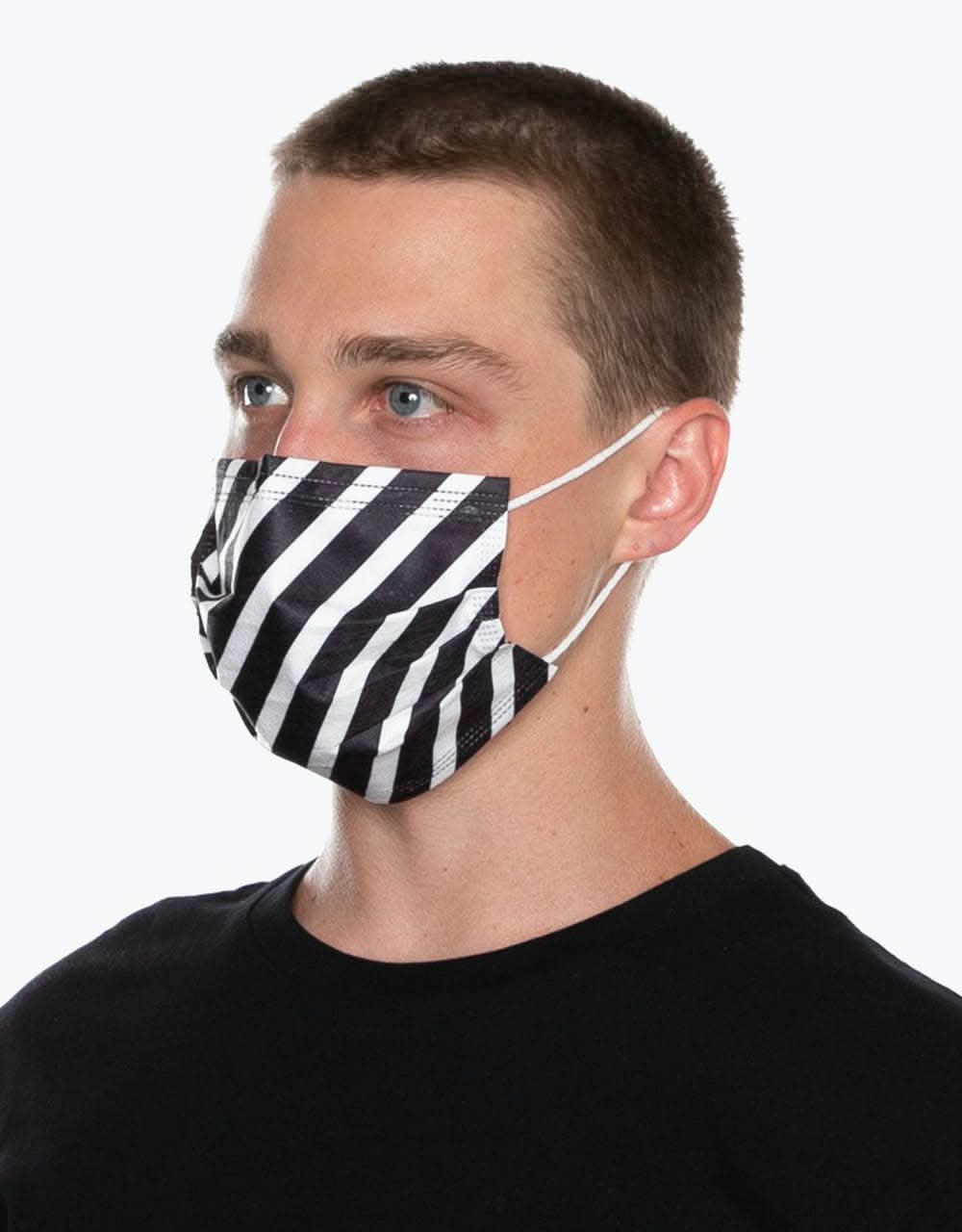 Medipop Disposable D Face Mask 5 Pack - Waves - Image 2
