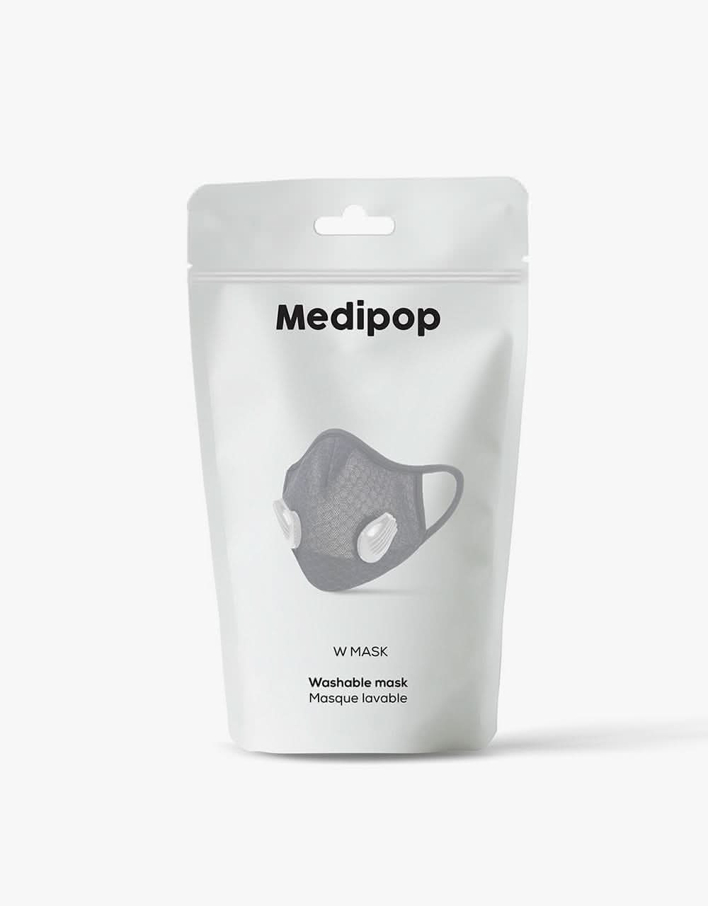 Medipop Washable Protective W Face Mask - Grey - Image 2