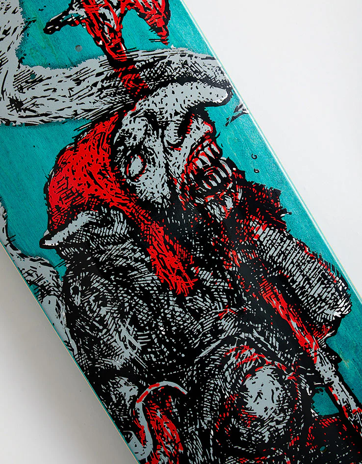 Metal Raybourn Red Caps Skateboard Deck - 8.6" - Image 3
