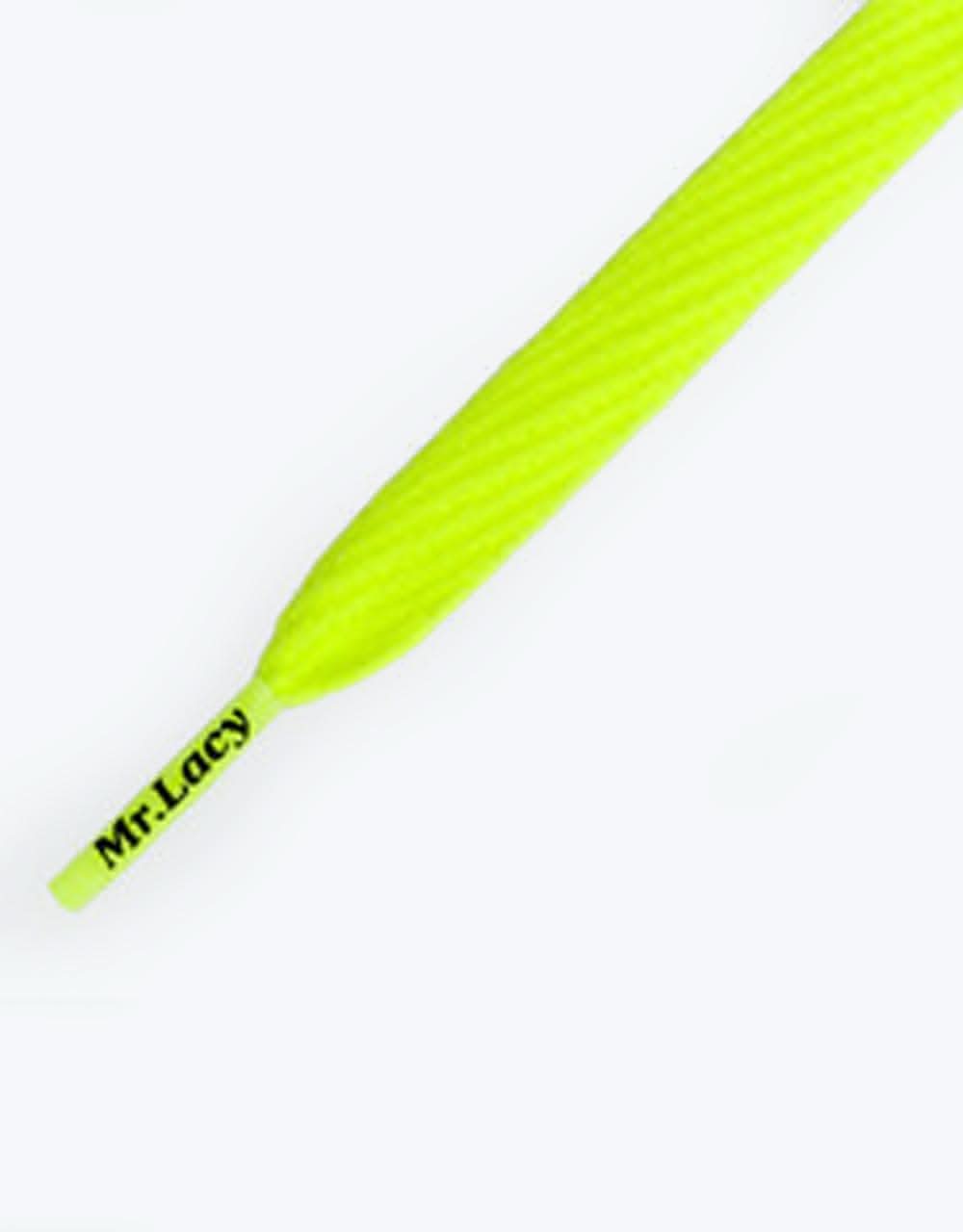 Mr. Lacy Flatties Laces - Neon Lime