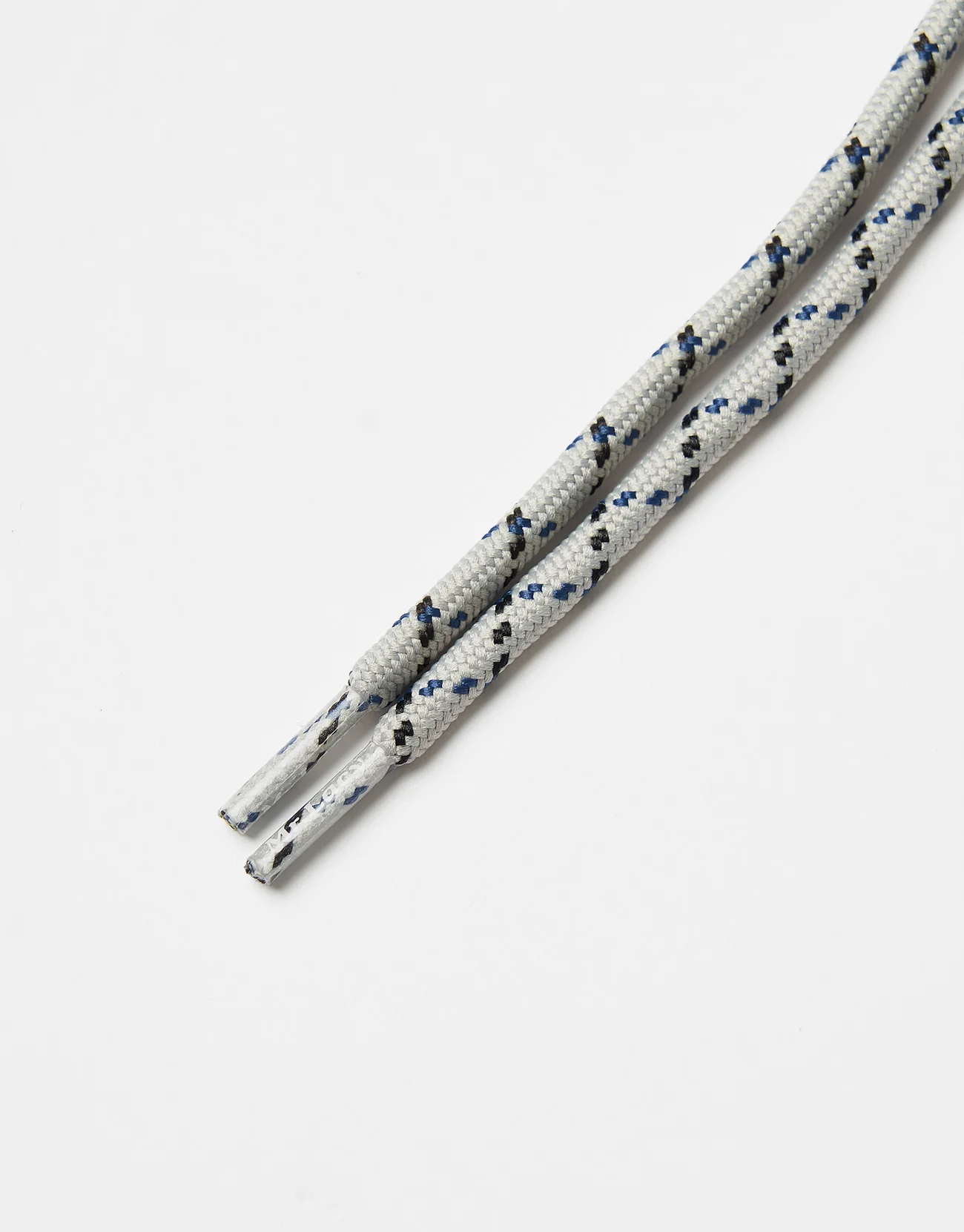 Mr. Lacy Hikies Round Laces - Silver Grey/Black/Blue - Image 2