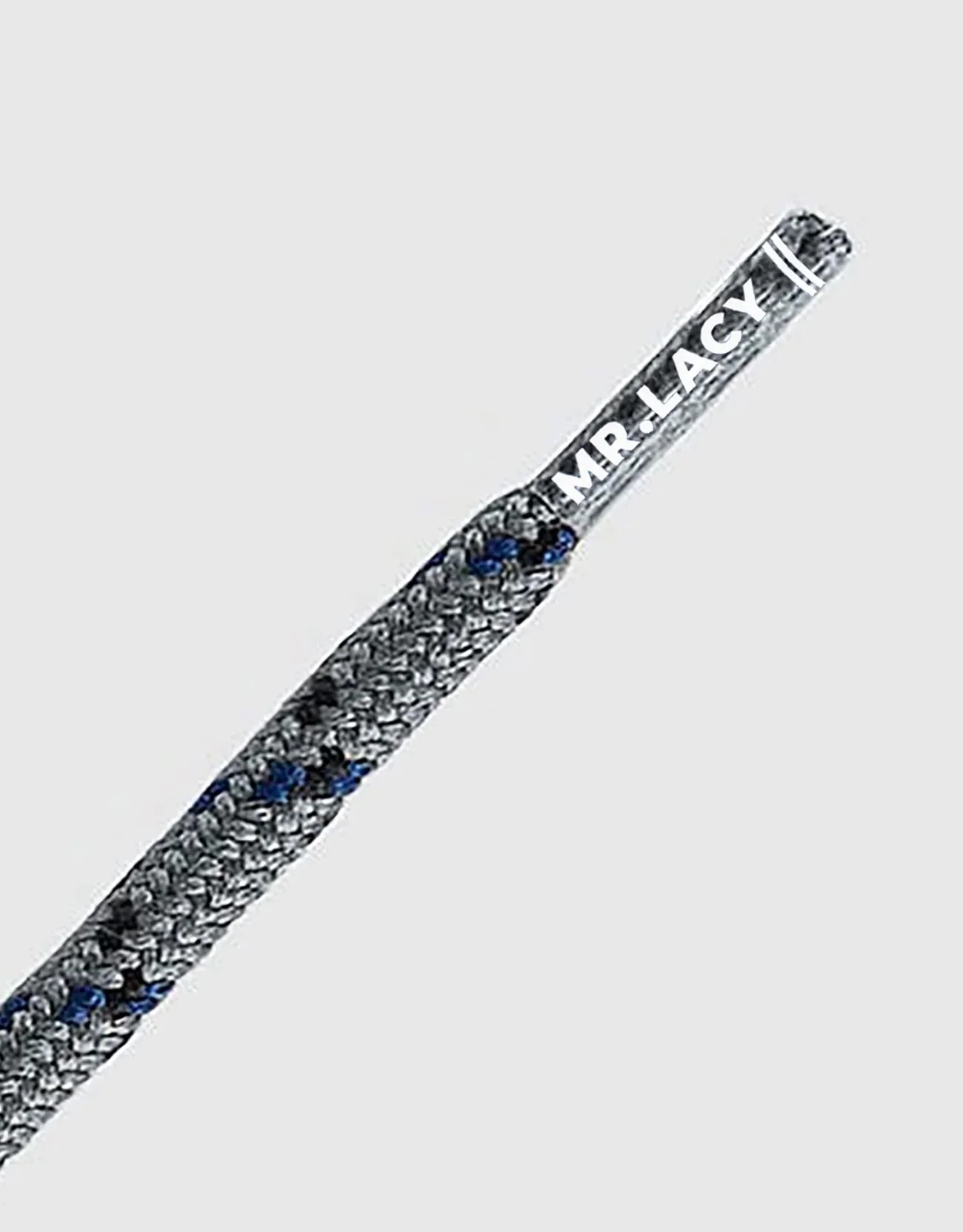Mr. Lacy Hikies Round Laces - Silver Grey/Black/Blue - Image 3