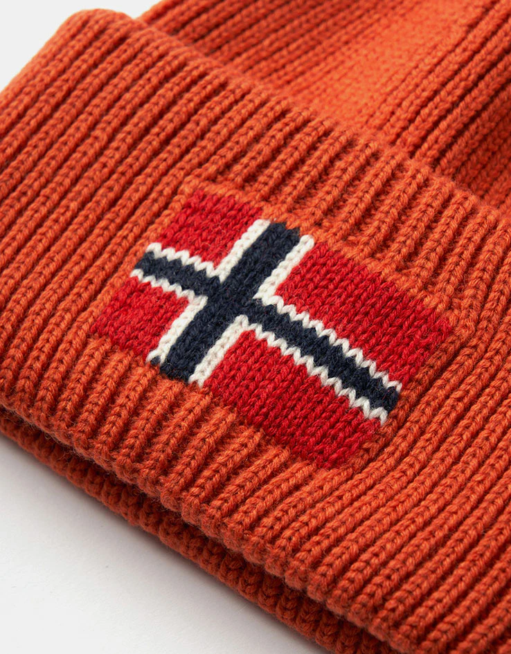 Napapijri Evei Beanie - Orange Pumpkin - Image 4