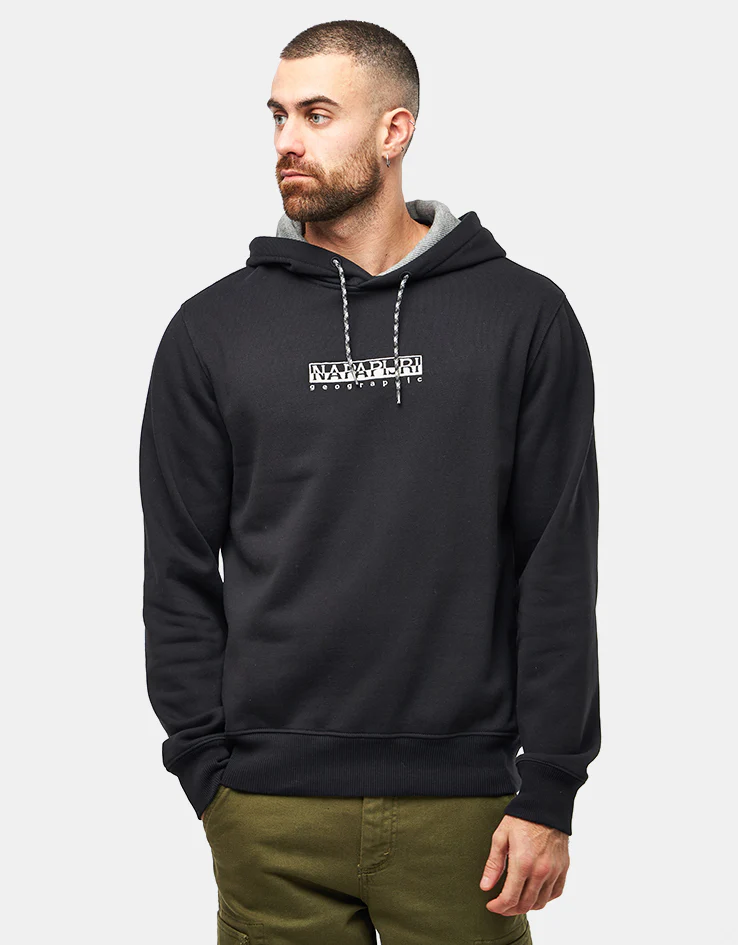 Napapijri Fiemme Pullover Hoodie - Black Beauty - Image 2