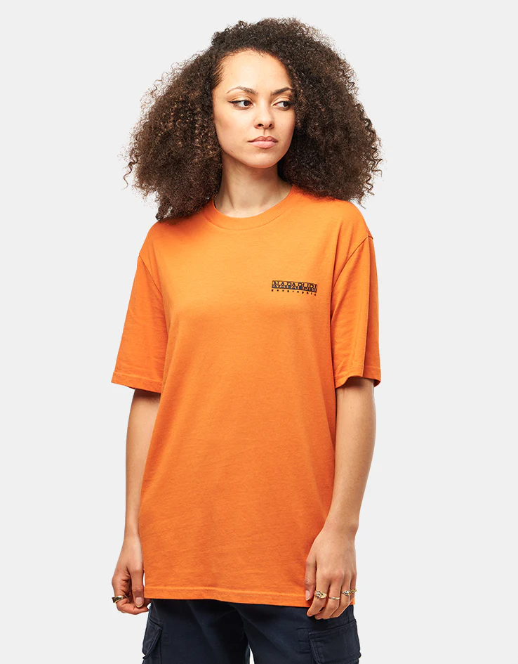 Napapijri Fiemme T-Shirt - Orange Pumpkin - Image 6