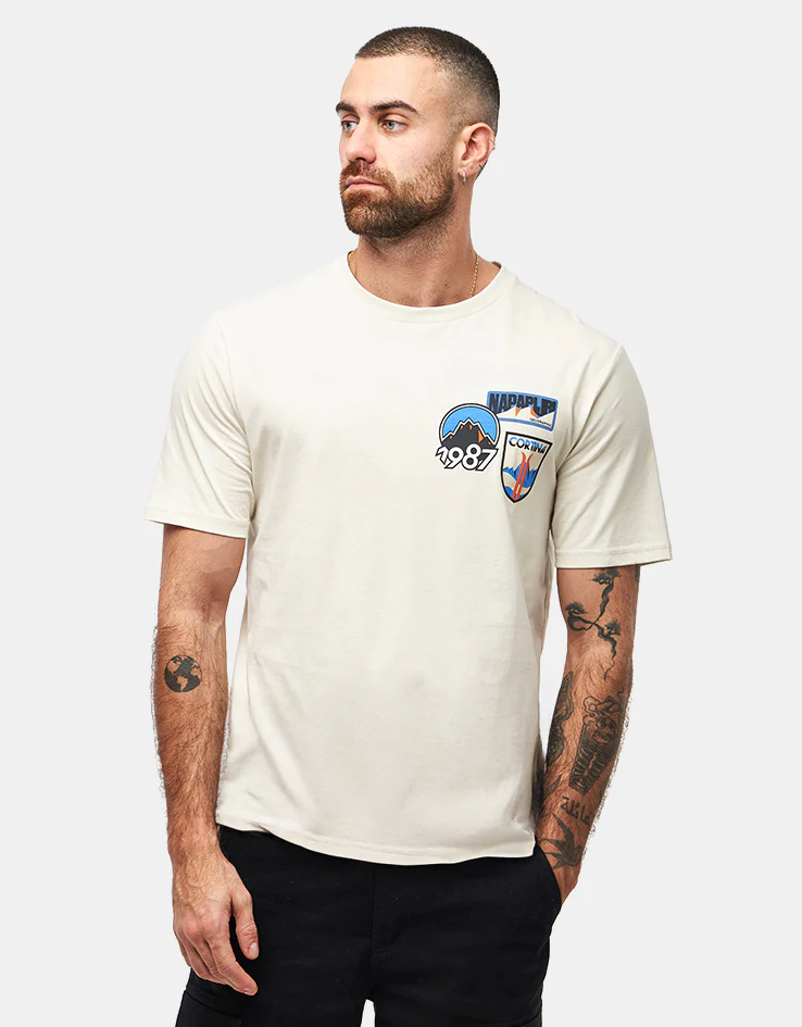Napapijri Montepiana T-Shirt - Beige Dimity - Image 2