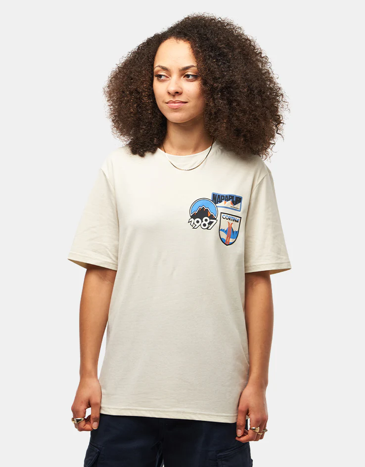 Napapijri Montepiana T-Shirt - Beige Dimity - Image 6