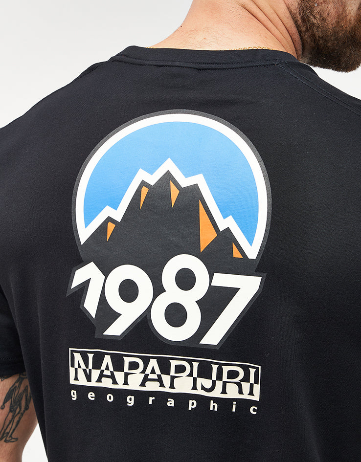 Napapijri Montepiana T-Shirt - Black Beauty - Image 3