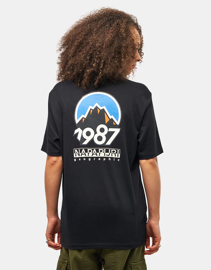 Napapijri Montepiana T-Shirt - Black Beauty - Image 5