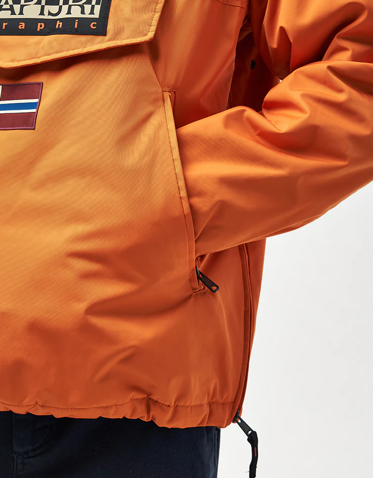 Napapijri Rainforest Next Jacket - Orange Pumpkin - Image 6