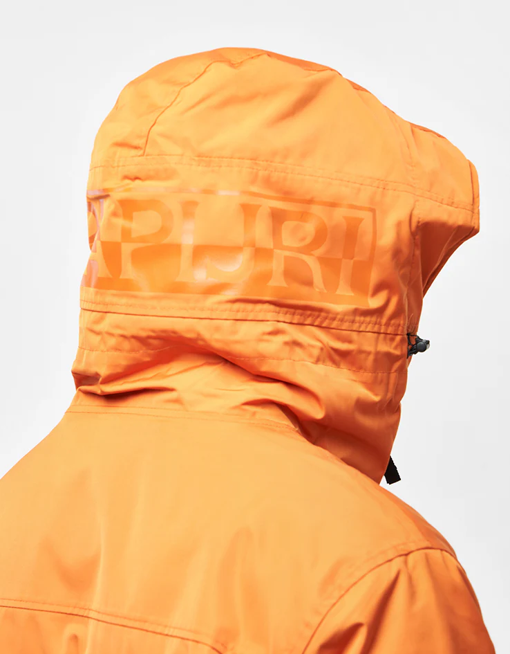 Napapijri Rainforest Next Jacket - Orange Pumpkin - Image 8