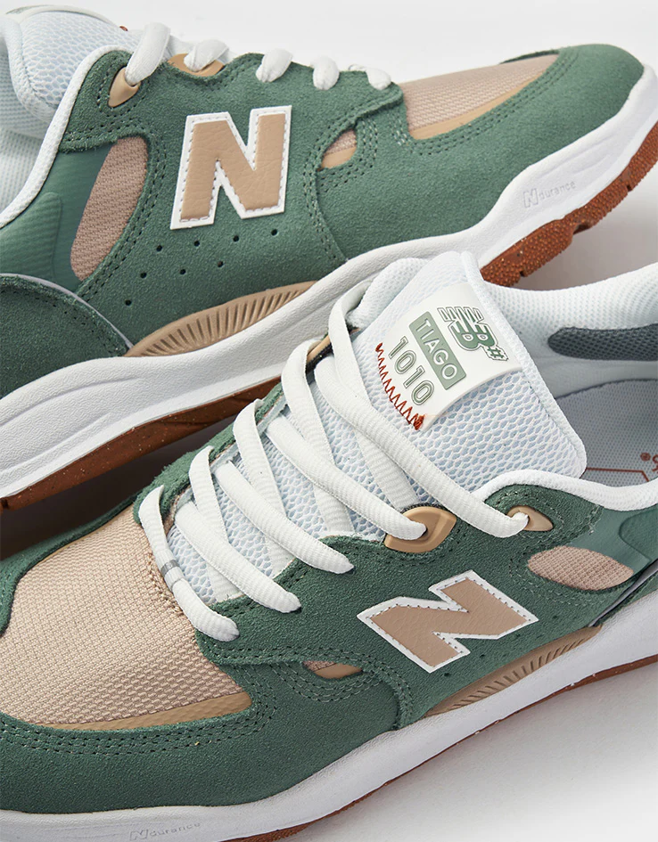 New Balance Numeric 1010 Tiago Lemos Skate Shoes - Sage/Tan - Image 7