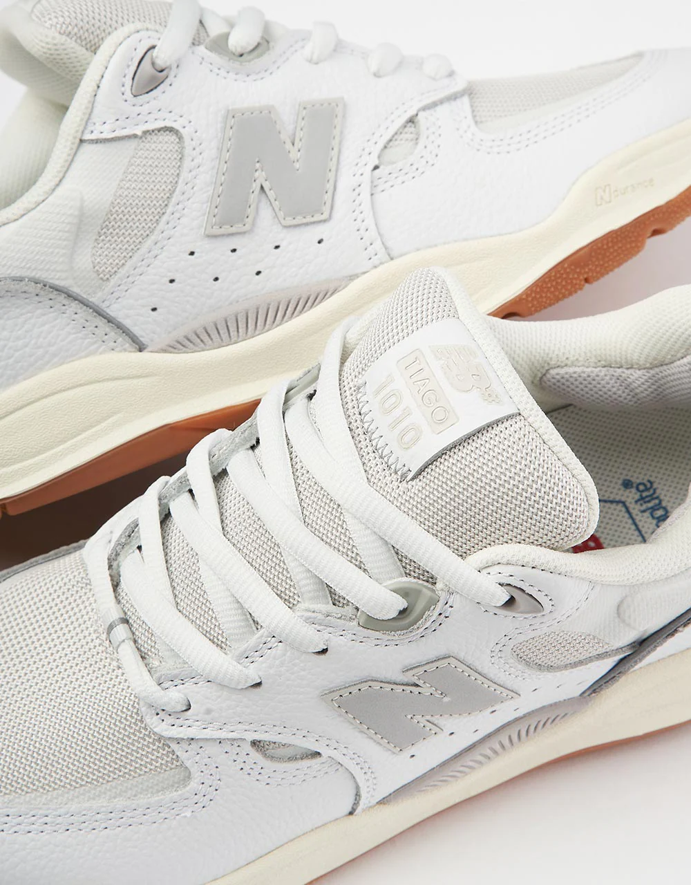 New Balance Numeric 1010 Tiago Lemos Skate Shoes - White/Grey - Image 7