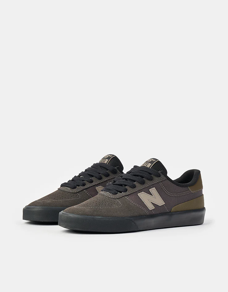 New Balance Numeric 272 Skate Shoes - Dark Grey/Olive - Image 3