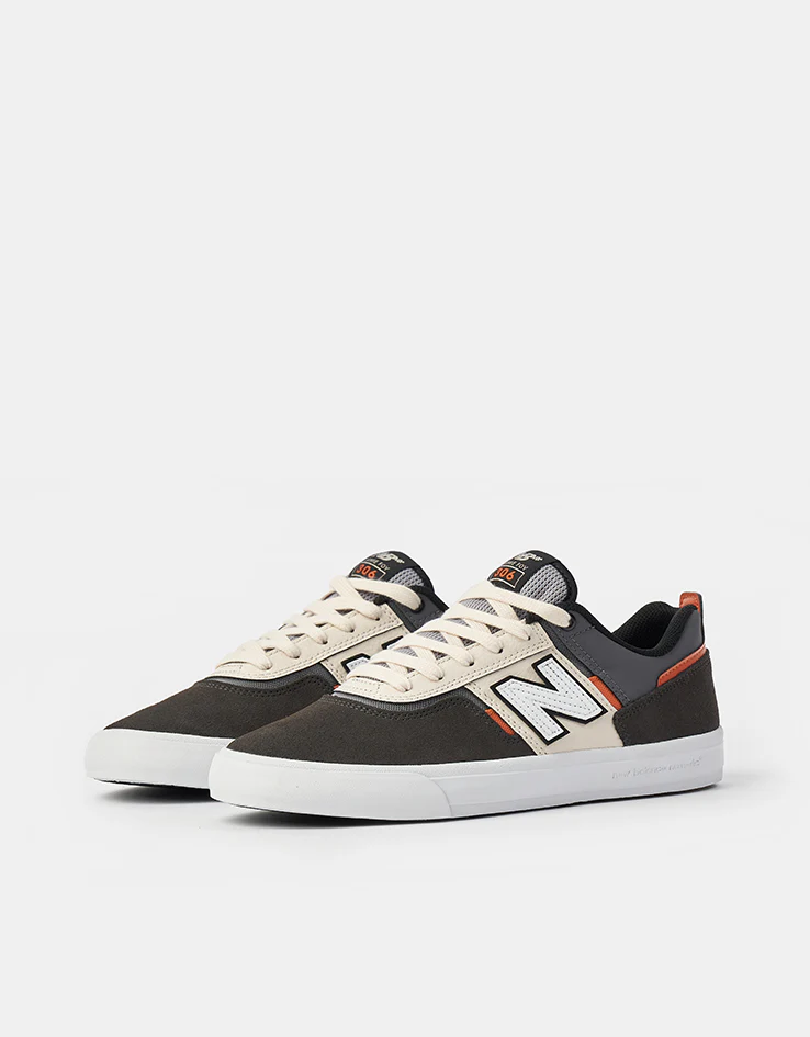 New Balance Numeric 306 Jamie Foy Skate Shoes - Dark Grey/Sea Salt - Image 3