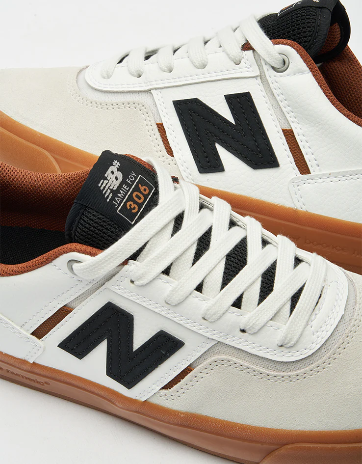 New Balance Numeric 306 Jamie Foy Skate Shoes - Sea Salt/Gum - Image 6