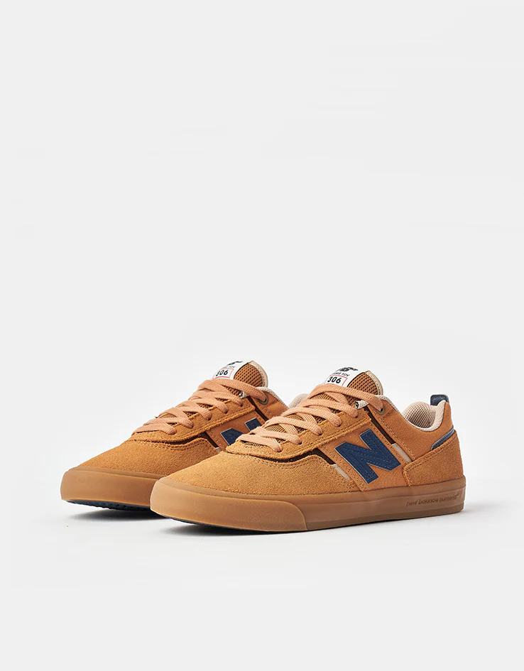 New Balance Numeric 306 Jamie Foy Skate Shoes - Wheat/Navy - Image 3