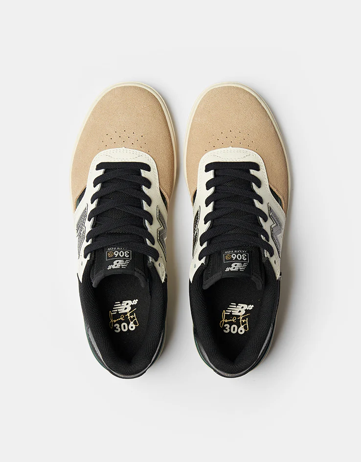New Balance Numeric 306C Jamie Foy Skate Shoes - Tan/Black - Image 3