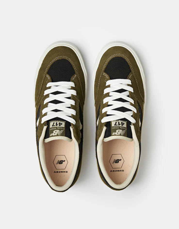 New Balance Numeric 417 Franky Villani Skate Shoes - Woodland/Black - Image 2